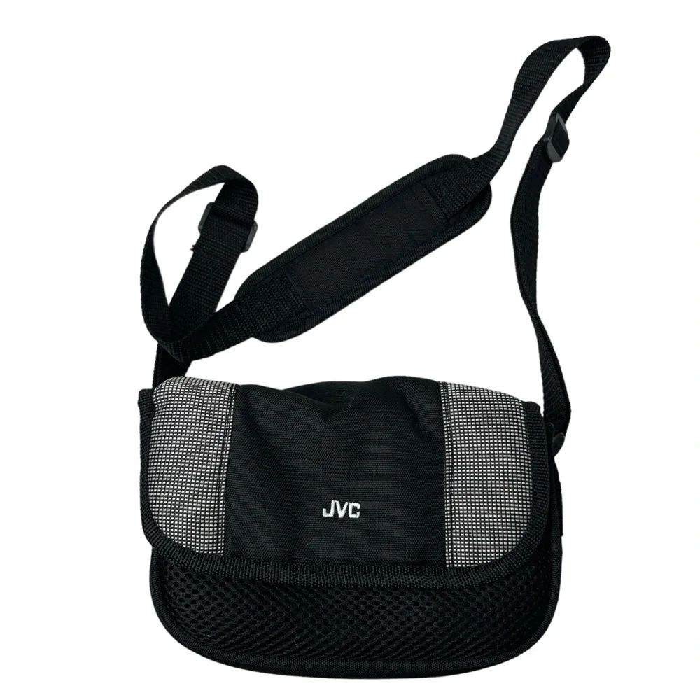 JVC Camera Bag with Adjustable Strap Black Digital Travel Case Hiking Recorder